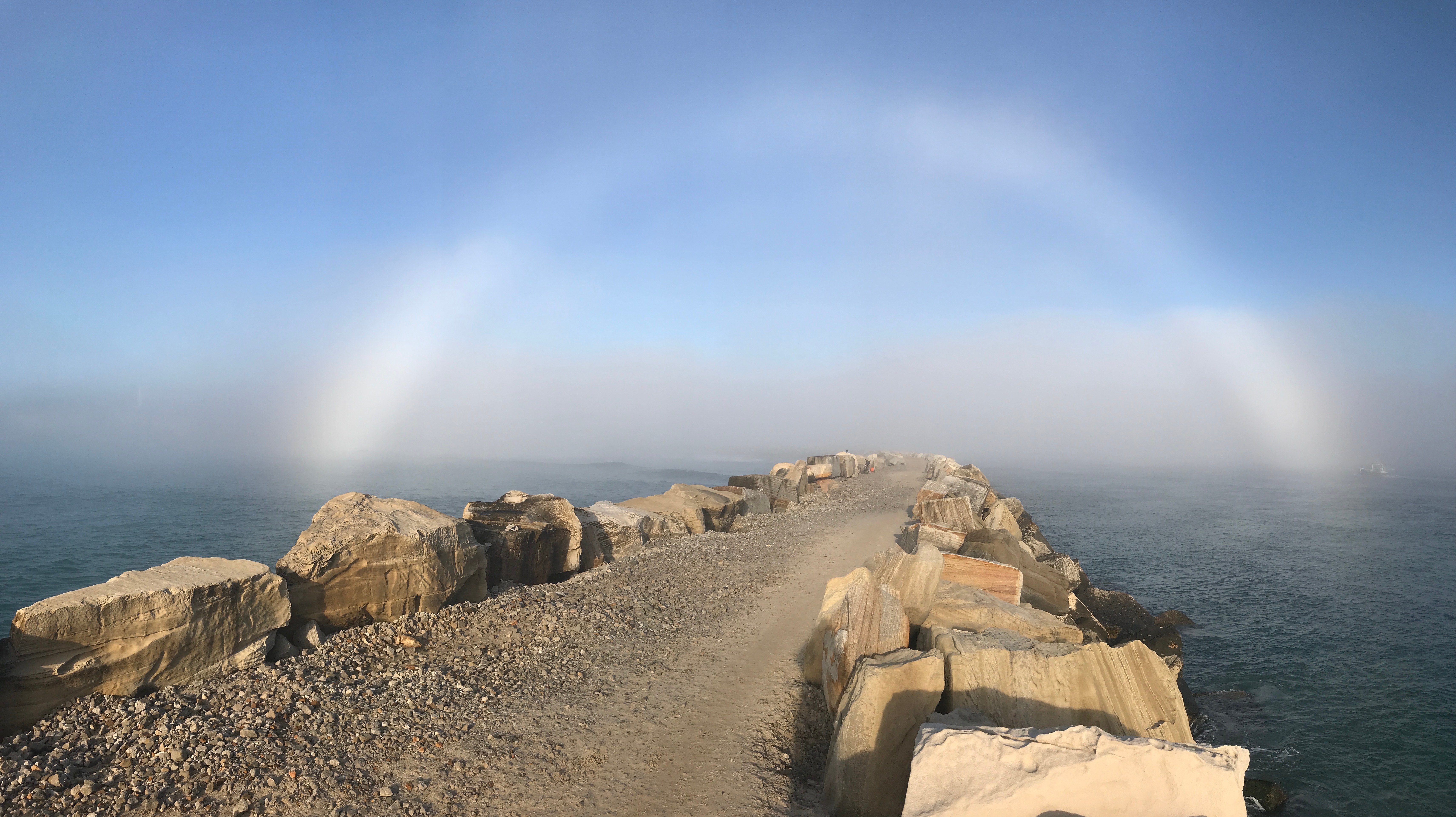 Yamba Breakwall. Photographed by Christina Gerakiteys